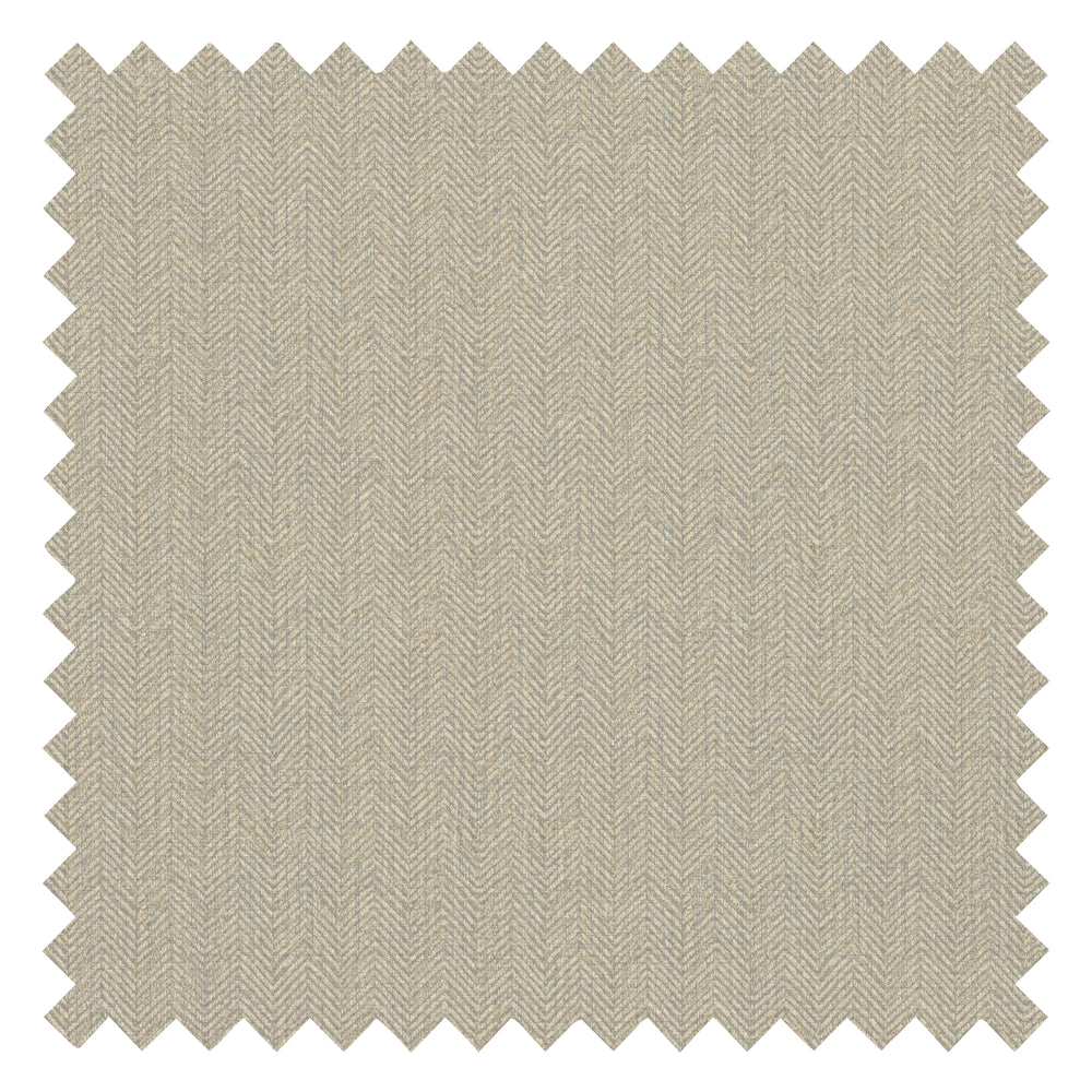 Royal Herringbone Fabric in Cream