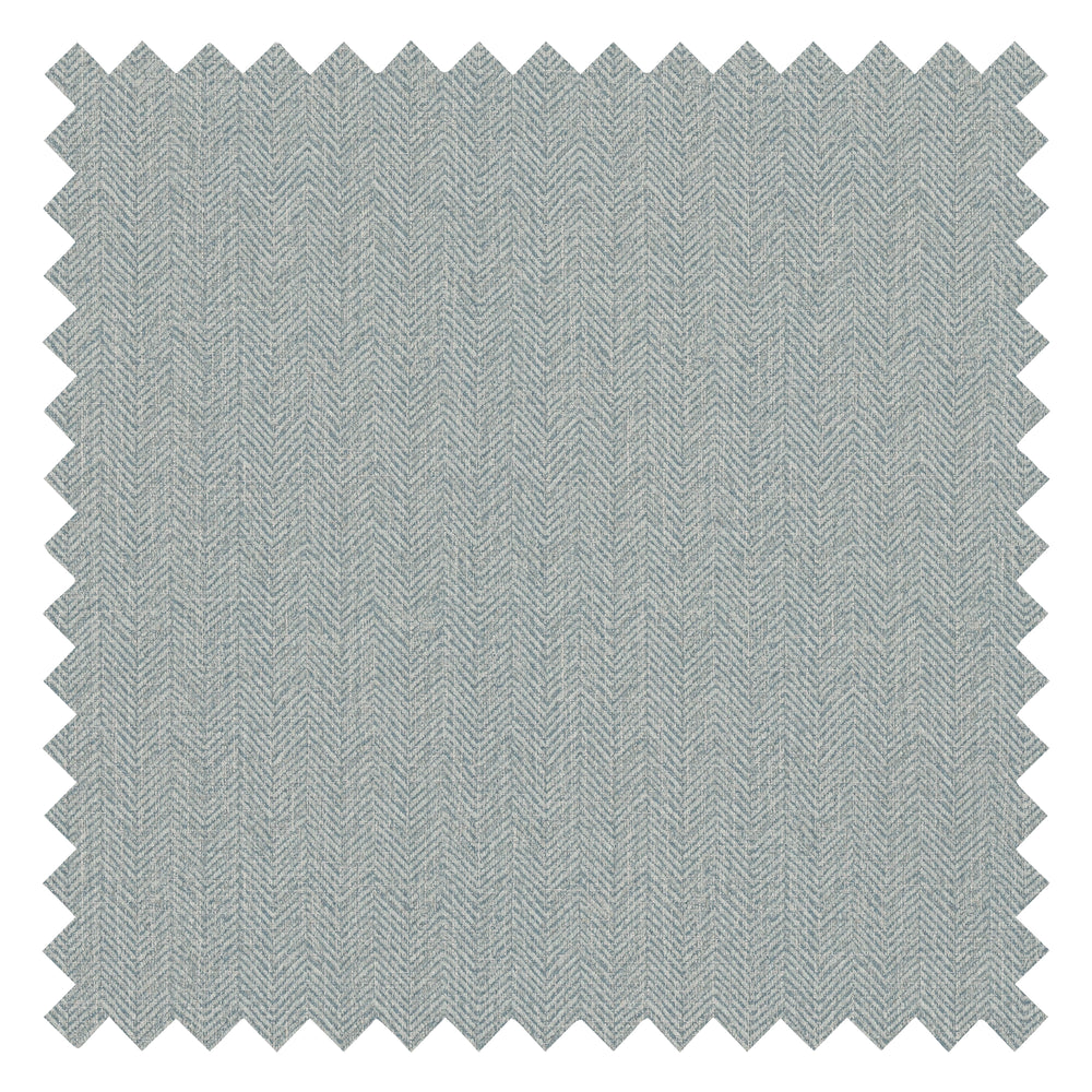 Royal Herringbone Fabric in Soft Teal