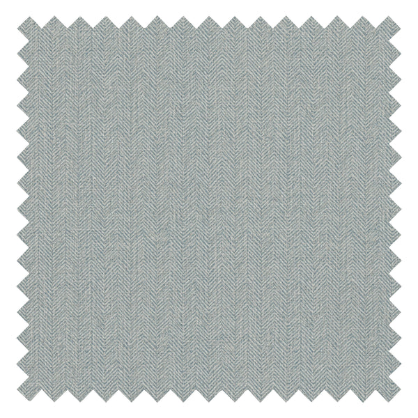Royal Herringbone Fabric in Soft Teal
