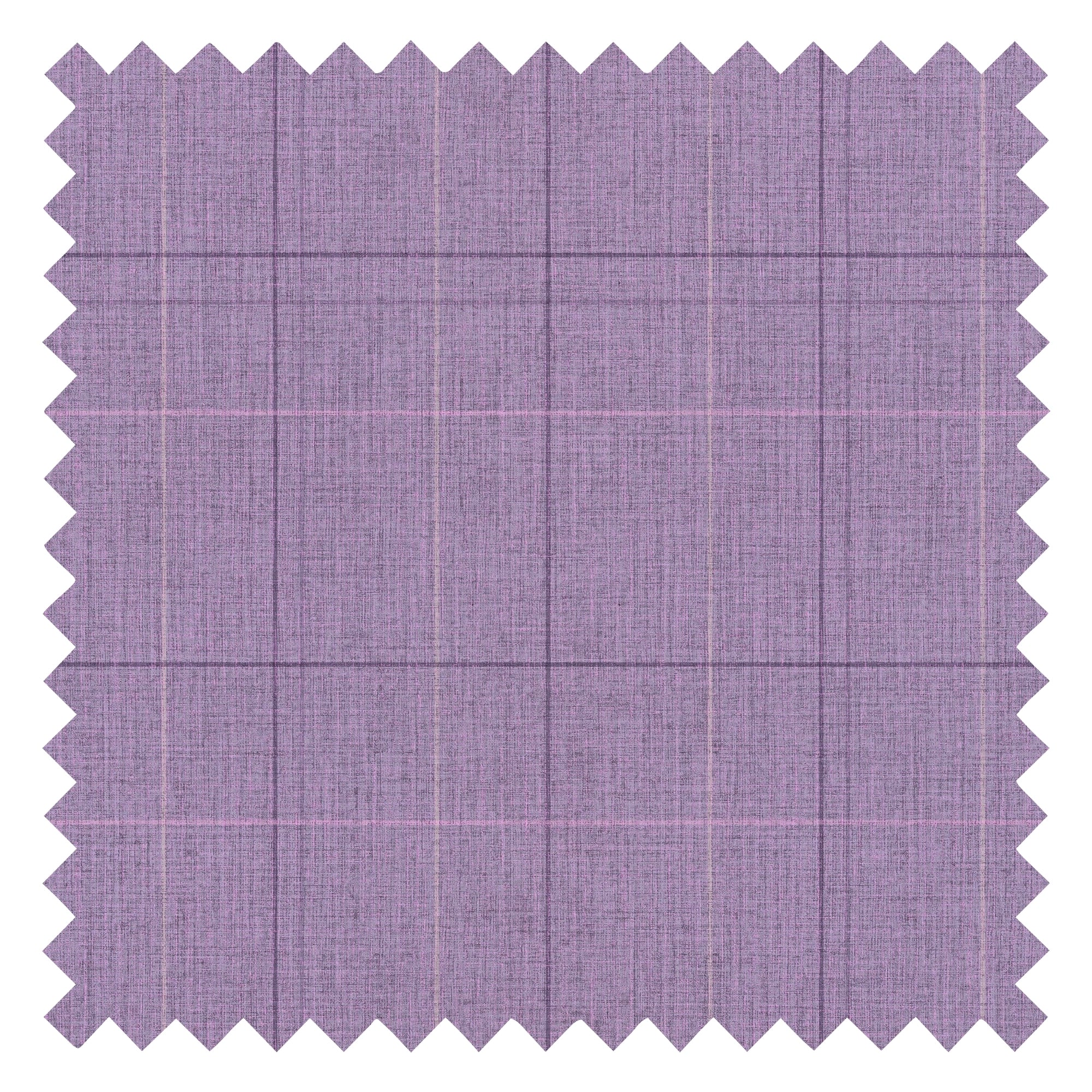 Royal Check Fabric in Lavender, Plum and Beige