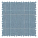 Royal Check Fabric in Soft Teal, Beige and Dark Teal