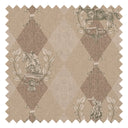 Racing Silk Fabric in Camel & Whisky