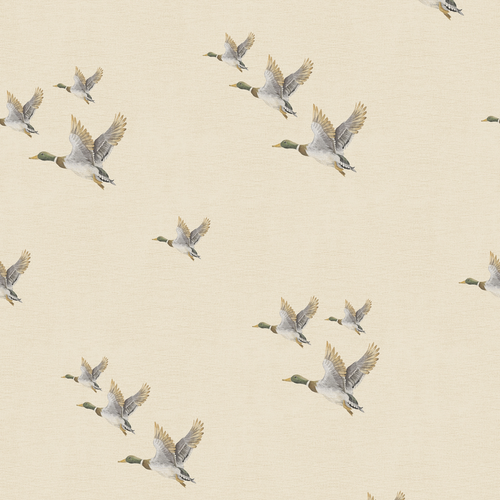 The Mallards Wallpaper in Buttercream