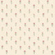 Wee Thistle Wallpaper in Soft Pink on Vintage Cream