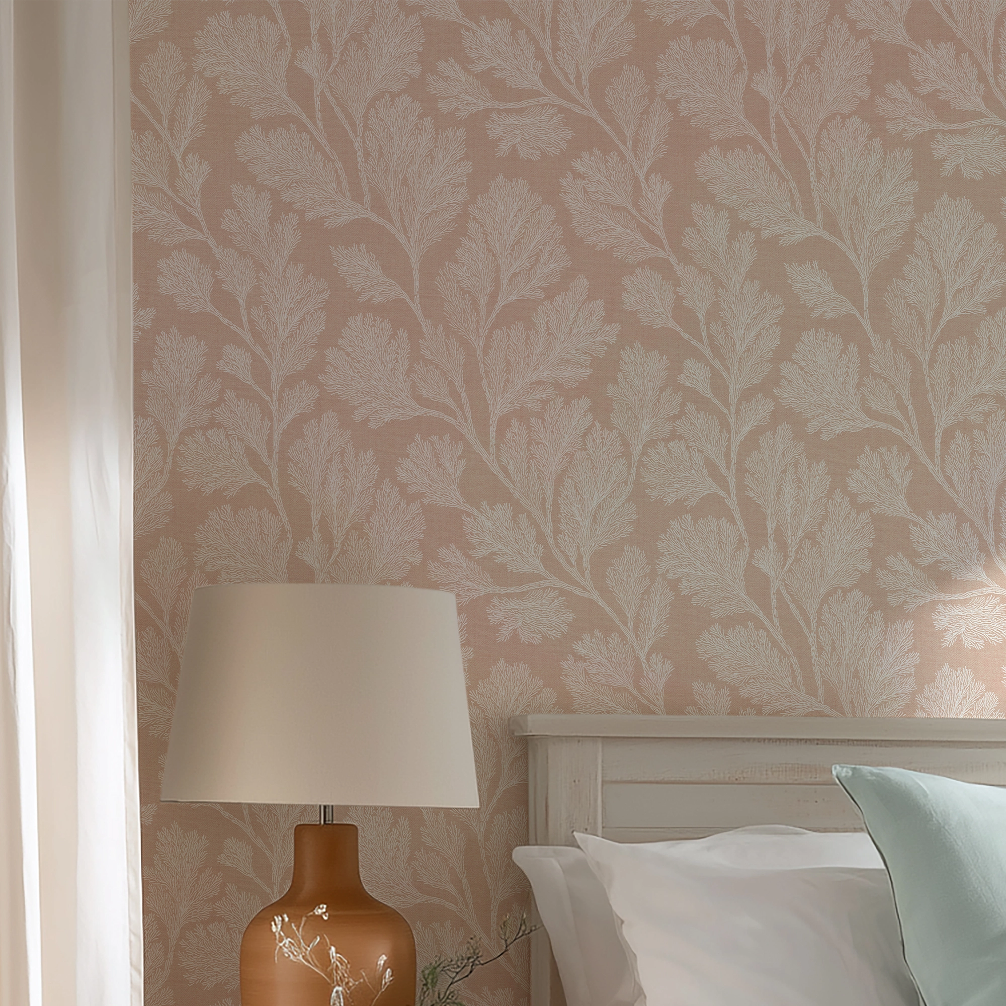 Coral Garden Wallpaper in Spice