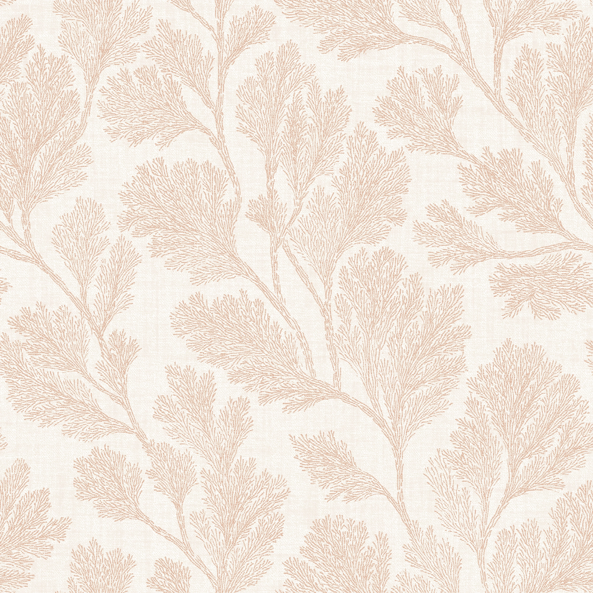 Coral Garden Wallpaper in Soft Spice