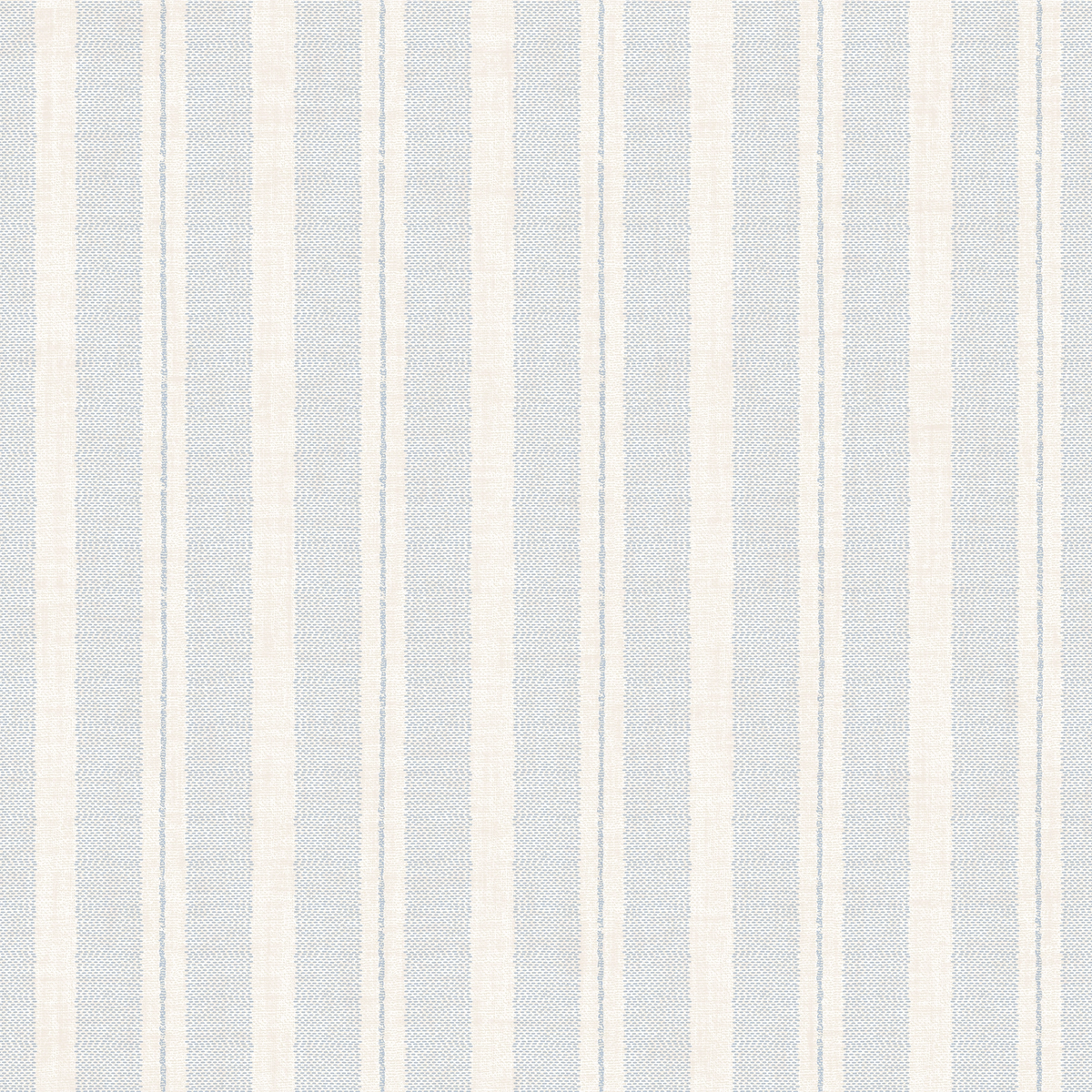 New England Stripe Wallpaper in Cornflower Blue