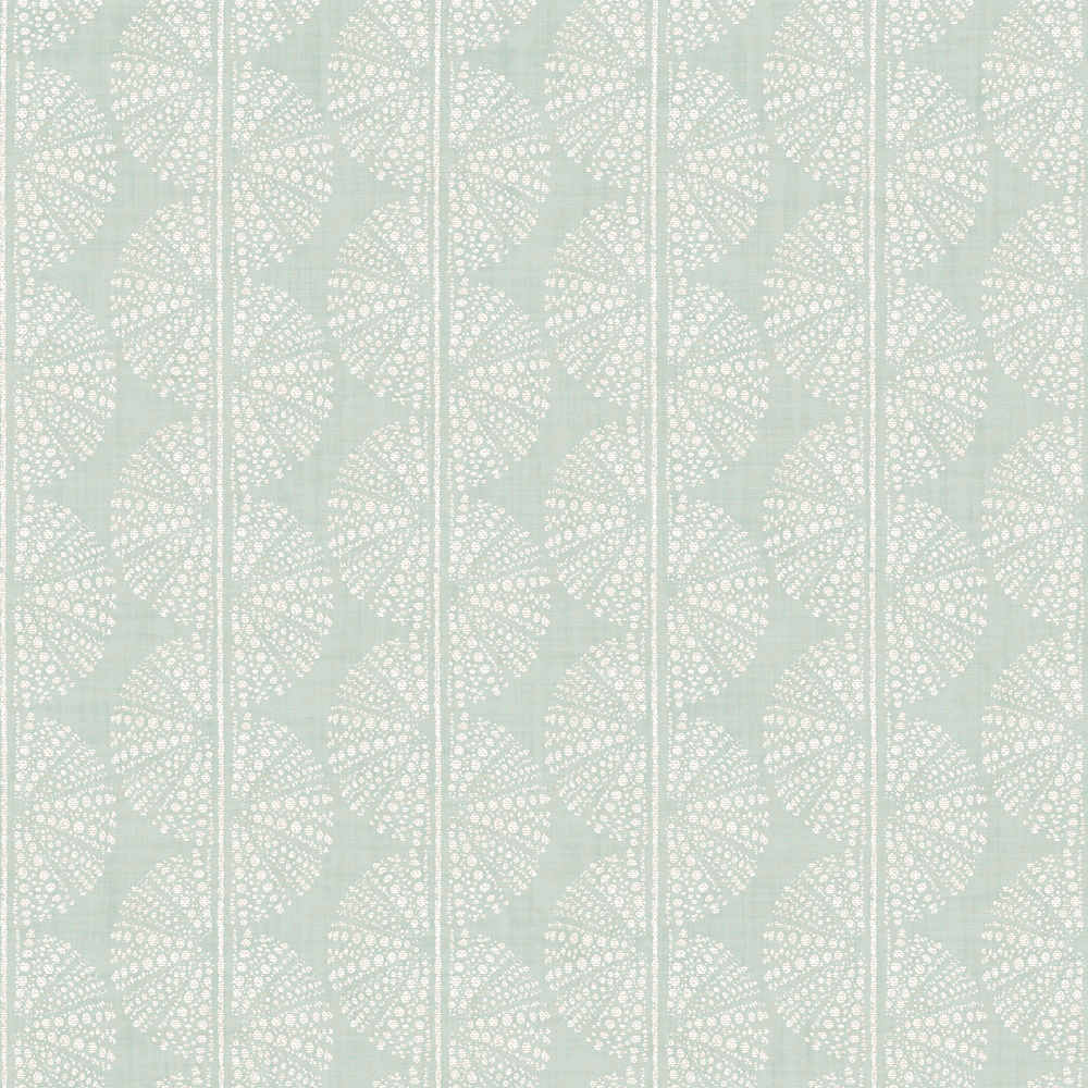 Delicate Sea Lace Wallpaper in Warm Mint