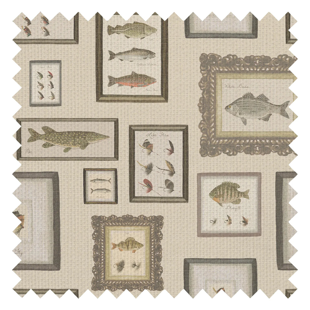 The Fisherman’s Haul Fabric in Cream
