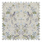 Bramble and Beak Fabric in Blues and Greens on Taupe