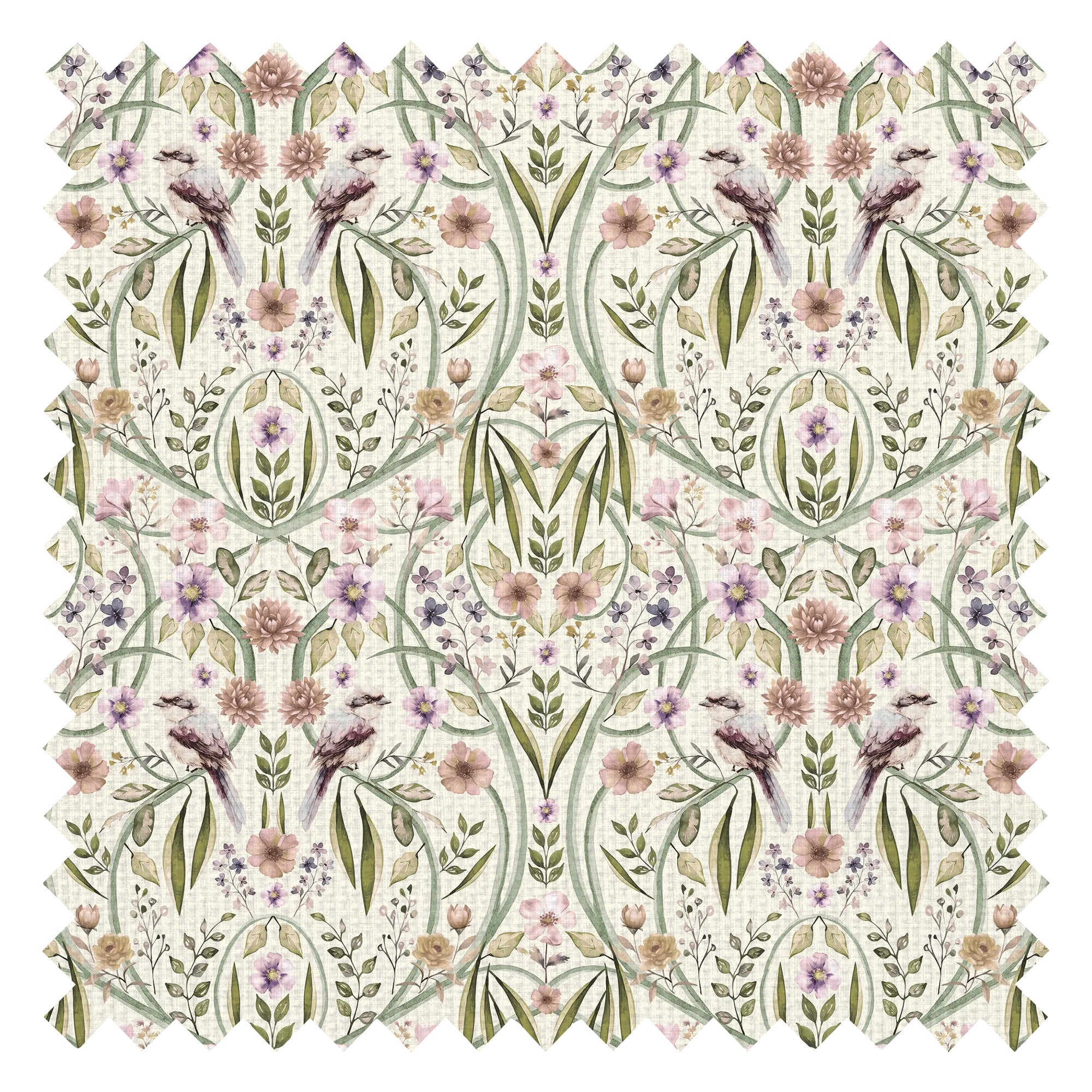 Phyllip Perch Fabric in Cream