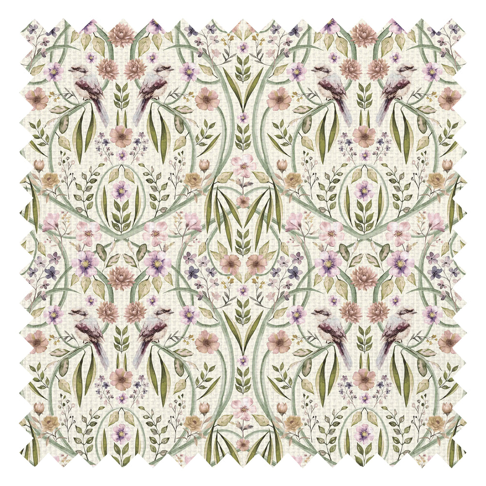 Phyllip Perch Fabric in Cream