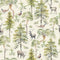 Gamekeeper's Morning Wallpaper in Cream