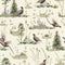 Pheasant Meadow Wallpaper in Cream