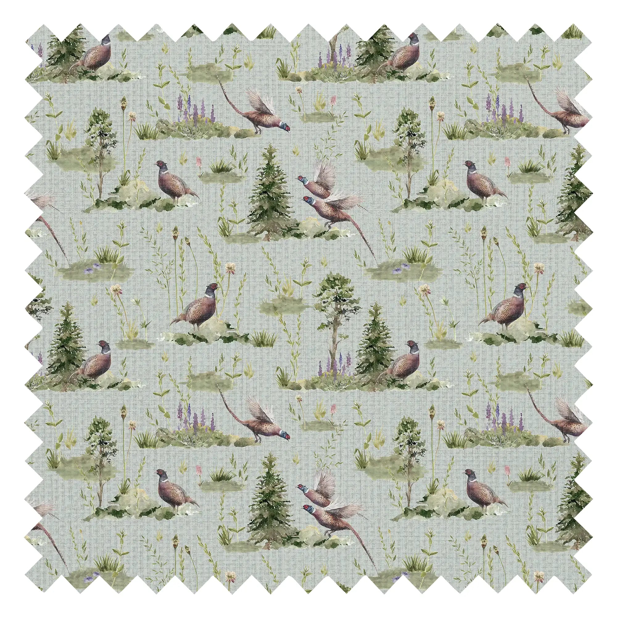 Pheasant Meadow Fabric in Sage