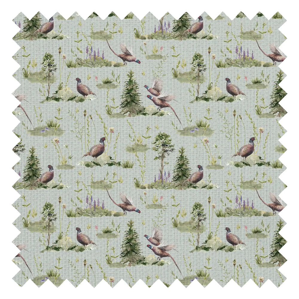 Pheasant Meadow Fabric in Sage