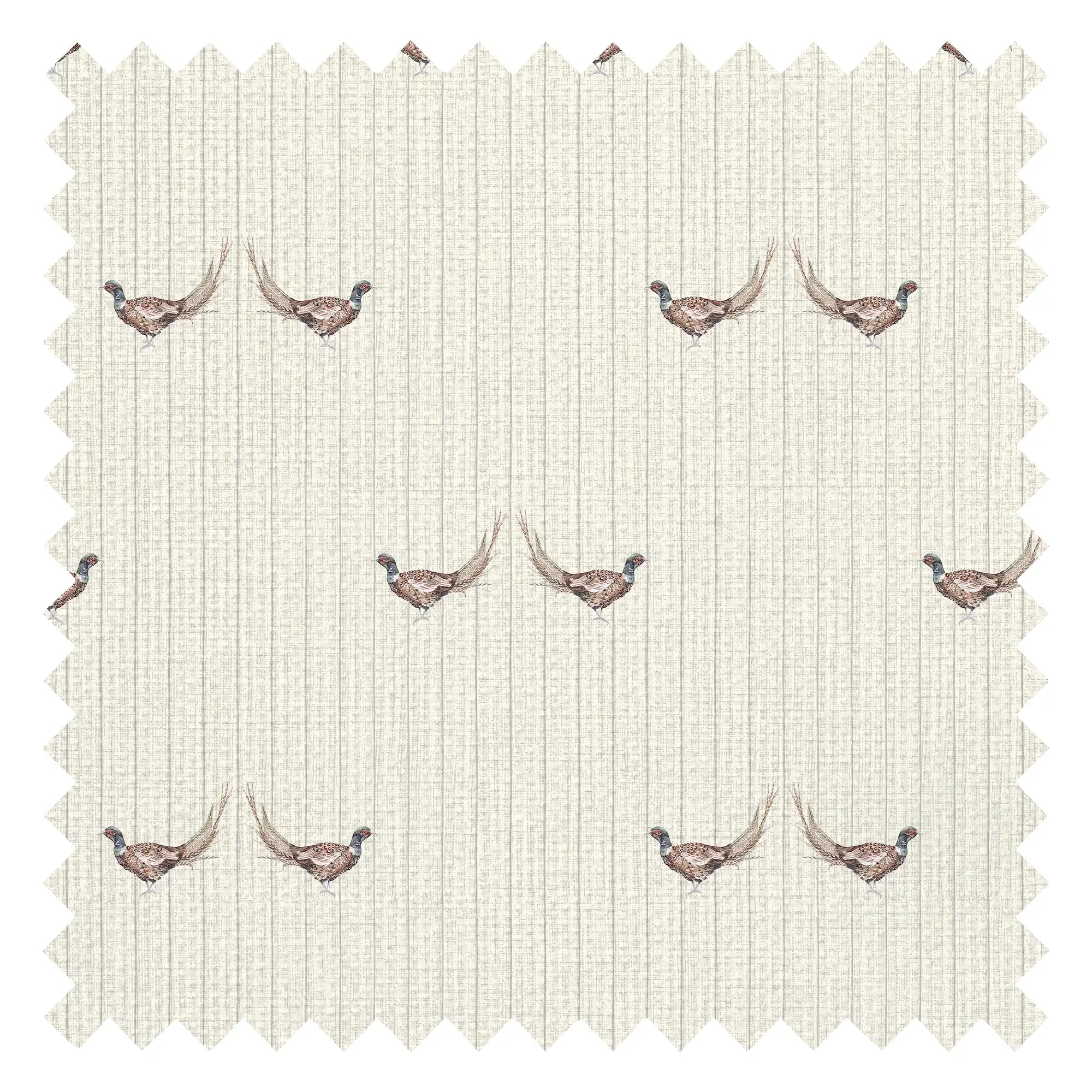 Brace Stripe Fabric in Cream
