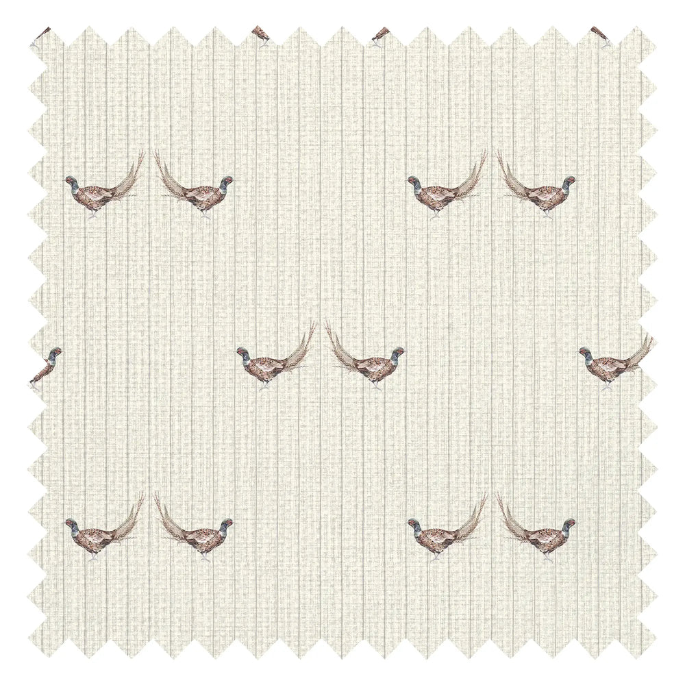 Brace Stripe Fabric in Cream