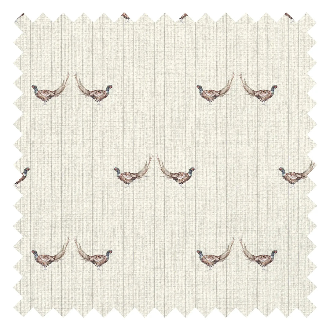 Brace Stripe Fabric in Cream