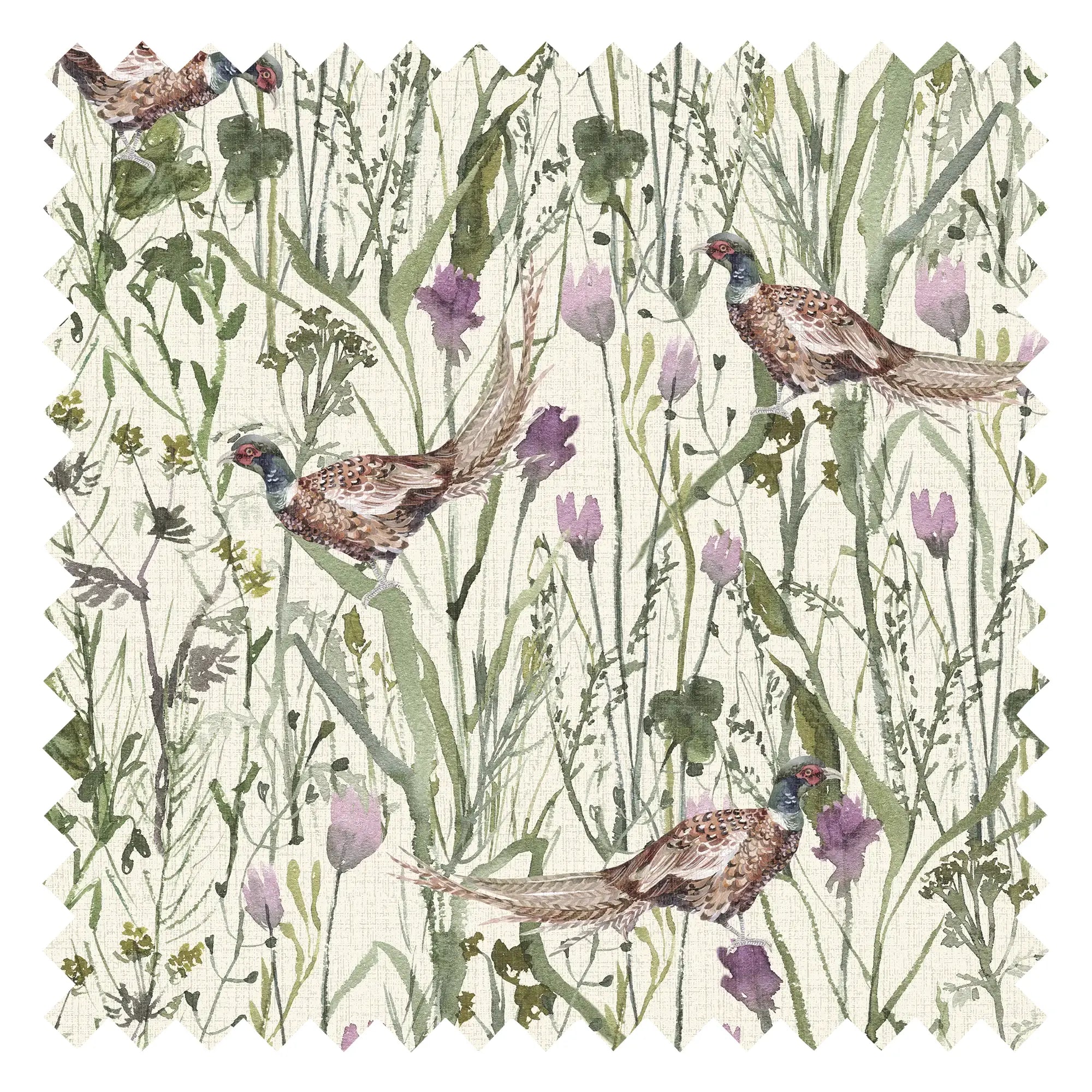 Highland Meadow Fabric in Cream, Sage and Lavender