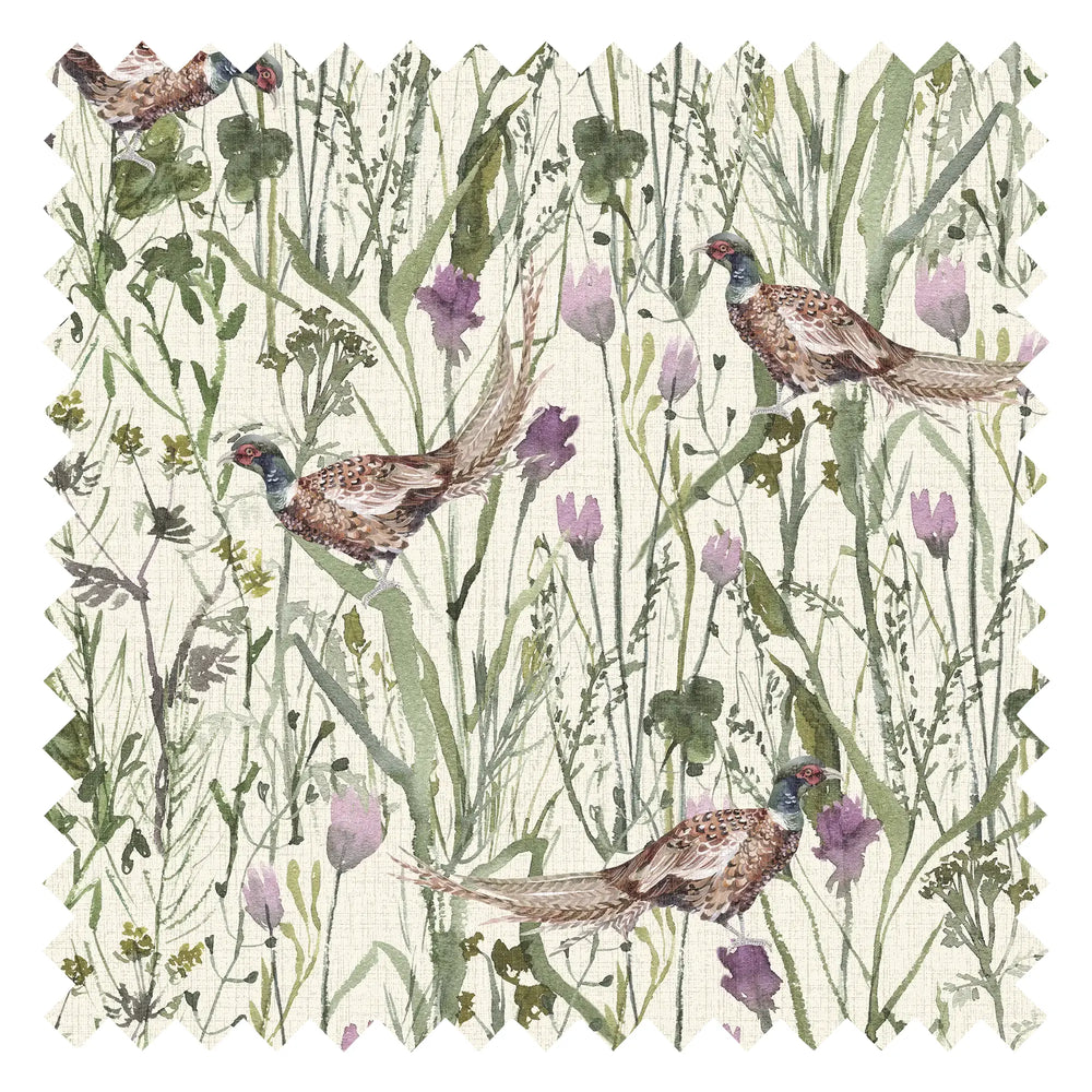 Highland Meadow Fabric in Cream, Sage and Lavender