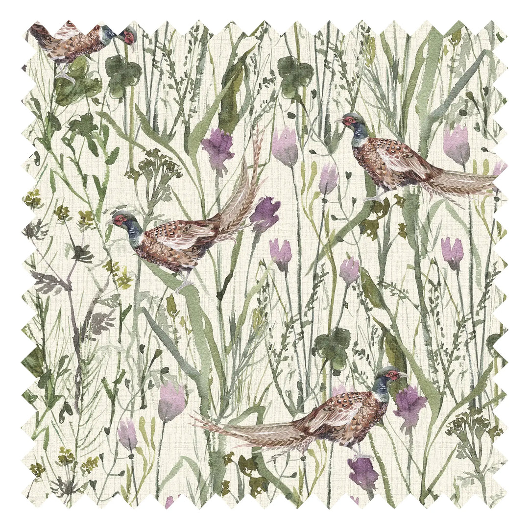 Highland Meadow Fabric in Cream, Sage and Lavender