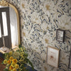 Lily of the Manor Wallpaper in Classic Navy
