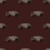 Sample of Lord Brocktree Wallpaper in Garnet (50cm x 50cm)