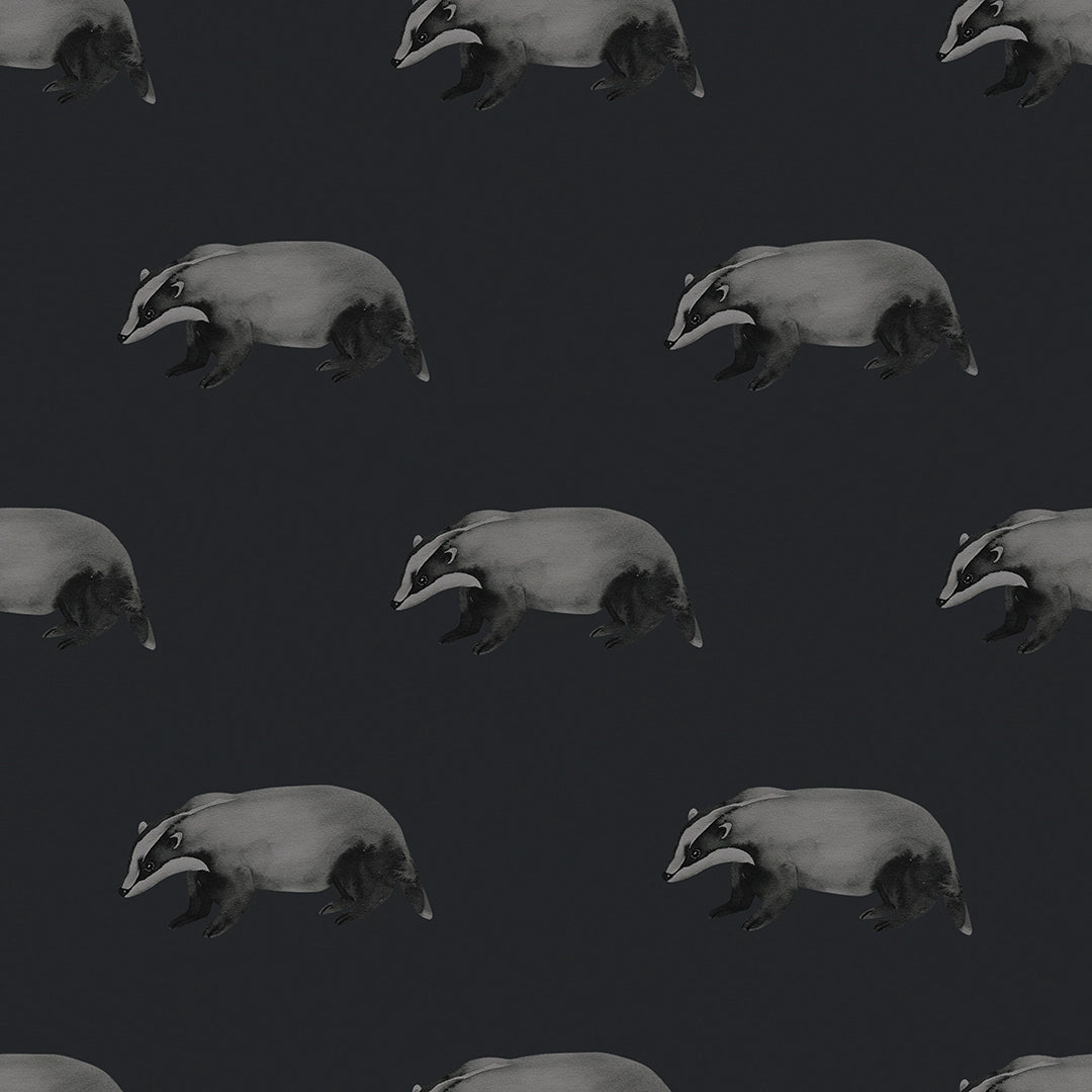 Sample of Lord Brocktree Wallpaper in Oxford Blue