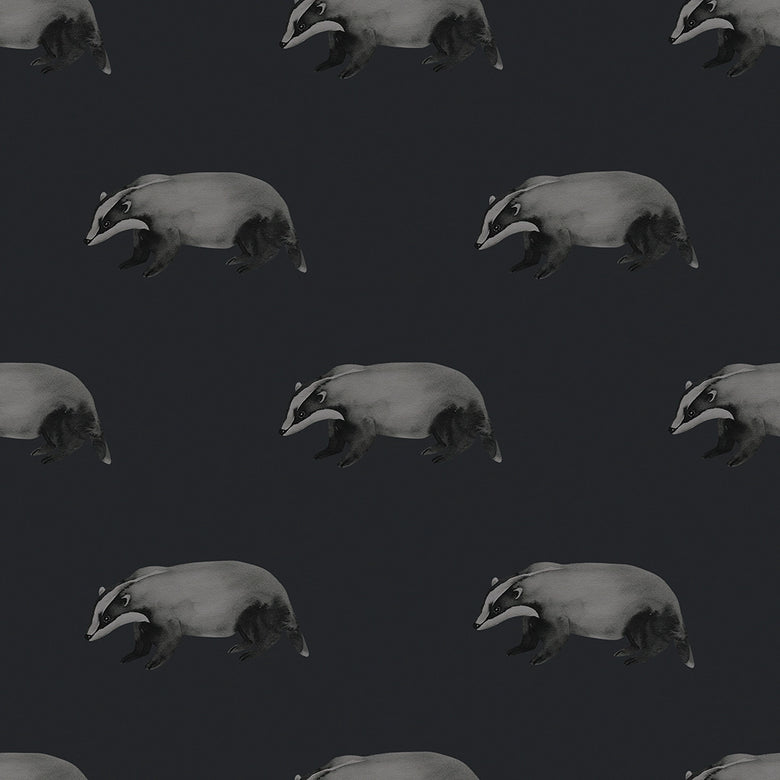 Sample of Lord Brocktree Wallpaper in Oxford Blue