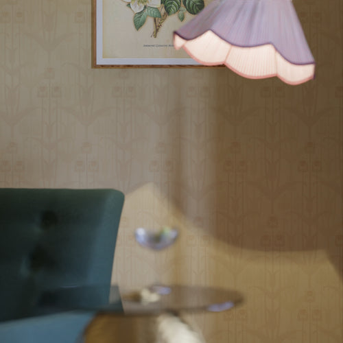 Mackintosh Wallpaper in Ochre