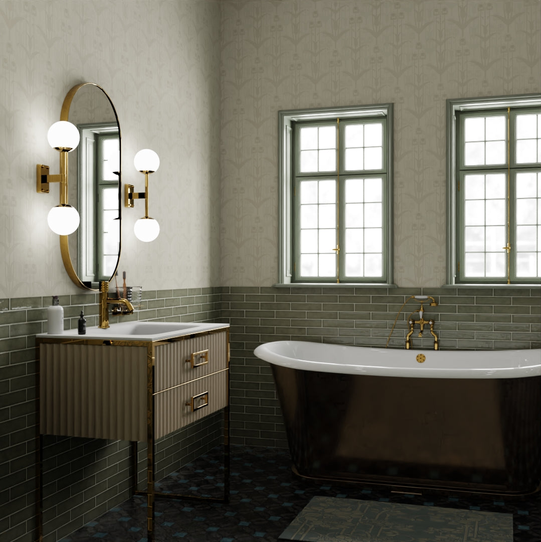 Mackintosh Wallpaper in Vintage Cream