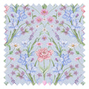 Maisie Fabric in Cerulean Blues and Pinks