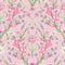 Maisie Wallpaper in Summer Pinks and Lilac