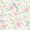 Meilin Wallpaper in Blossom Pink on Cream