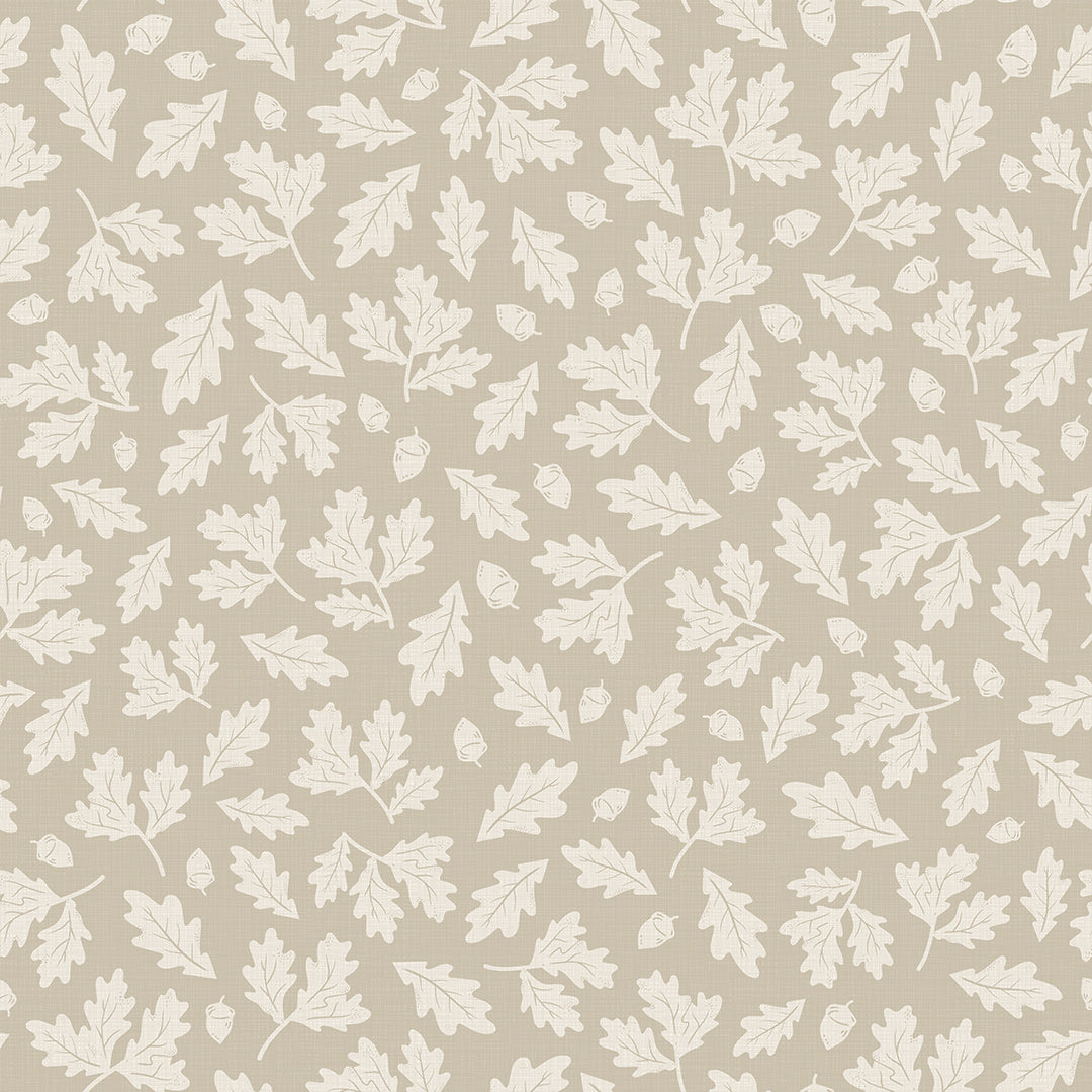 Mighty Oak Wallpaper In Natural – Lucie Annabel