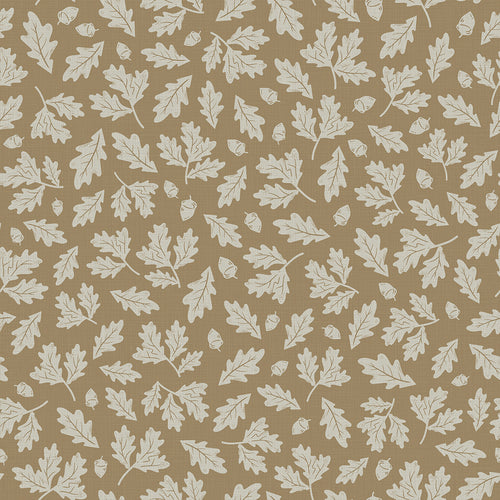 Mighty Oak Wallpaper in Ochre