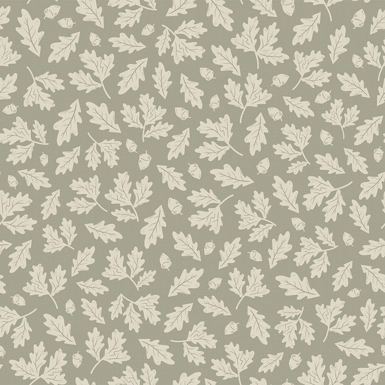 Sample of Mighty Oak Wallpaper in Sage Green