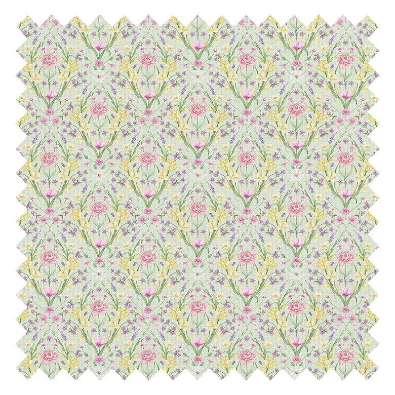 Miniature Maisie Fabric in Spring Hues on Sage