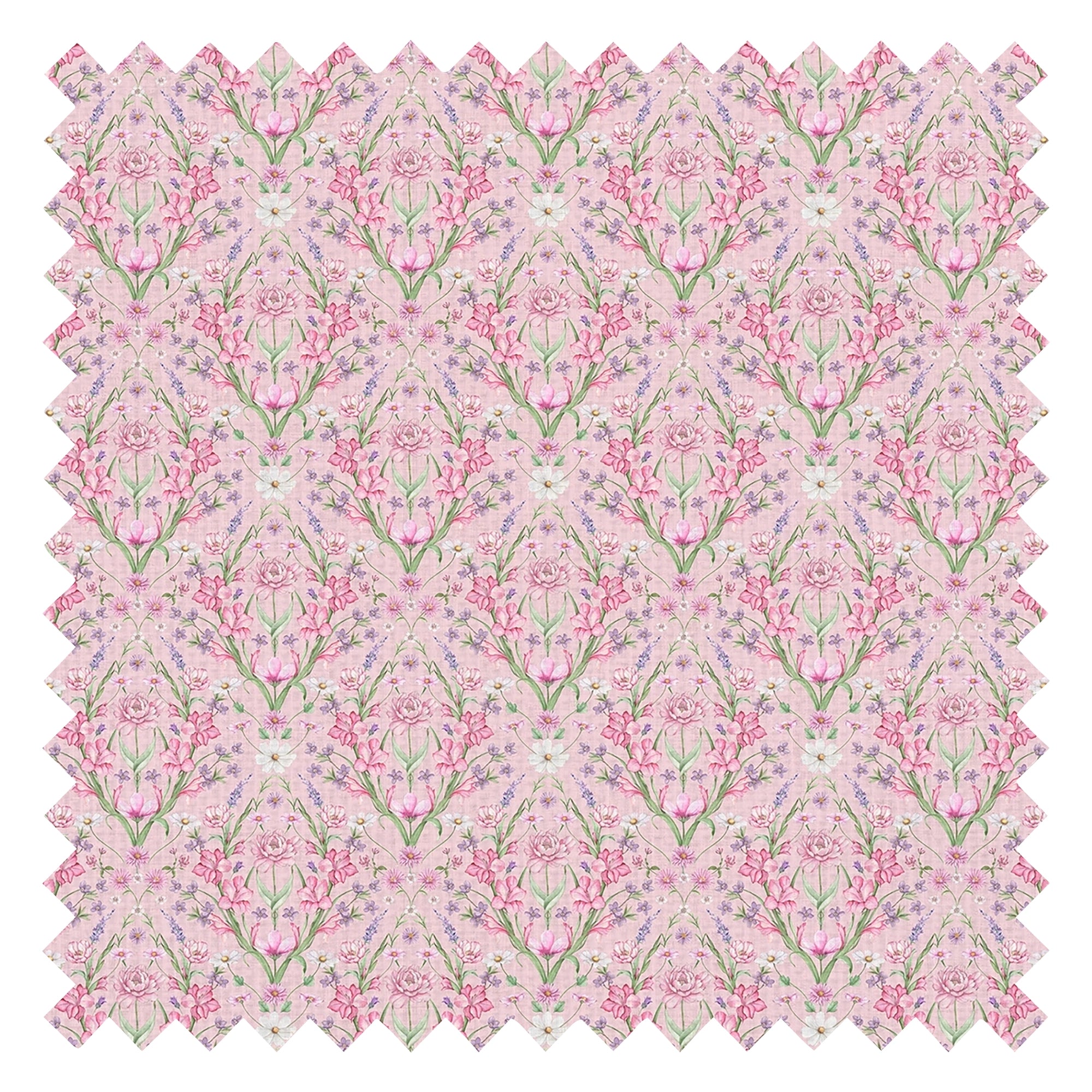Miniature Maisie Fabric in Summer Pinks and Lilac