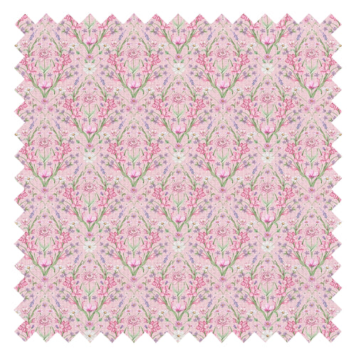 Miniature Maisie Fabric in Summer Pinks and Lilac
