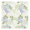 Miniature Palace Garden Fabric in Blue on Cream
