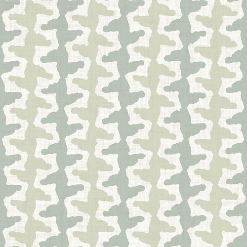 Sample of Morning Shore Wallpaper in Slow Cooked Sage and Rustic Green