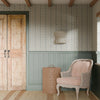 Morning Shore Wallpaper in Slow Cooked Sage and Rustic Green