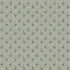 Mother Goose Wallpaper in Gentleman Green and Warm Grey