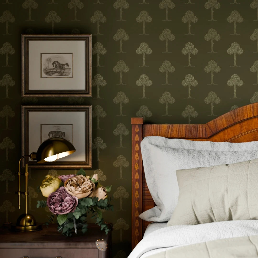 Mulberry Tree Wallpaper in Gentleman Green