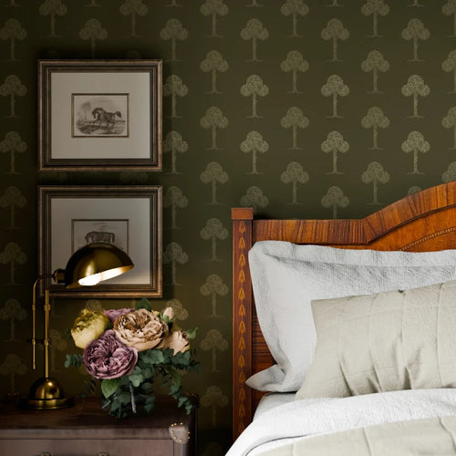 Mulberry Tree Wallpaper in Gentleman Green