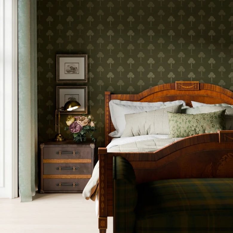Mulberry Tree Wallpaper in Gentleman Green