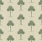 Mulberry Tree Wallpaper in Shades of Green on Sand