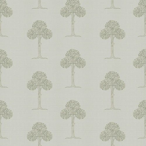 Sample of Mulberry Tree Wallpaper in Warm Grey on Natural